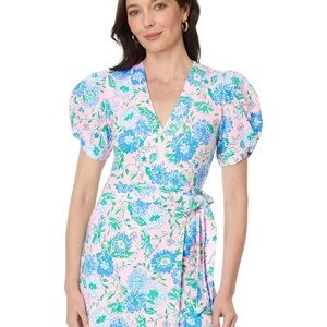 Lilly Pulitzer Pink and Blue Floral Dress